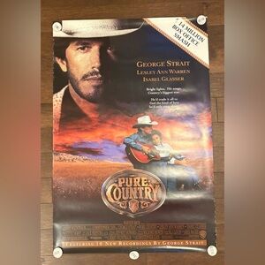 PURE COUNTRY 1992 Original One Sided 27x40" Movie Poster George Strait Rolled